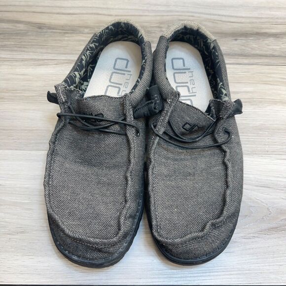 Hey Dude Wally Canyon Gray Men’s Size 10 Shoes Lightweight Slip On Comfort main image 6